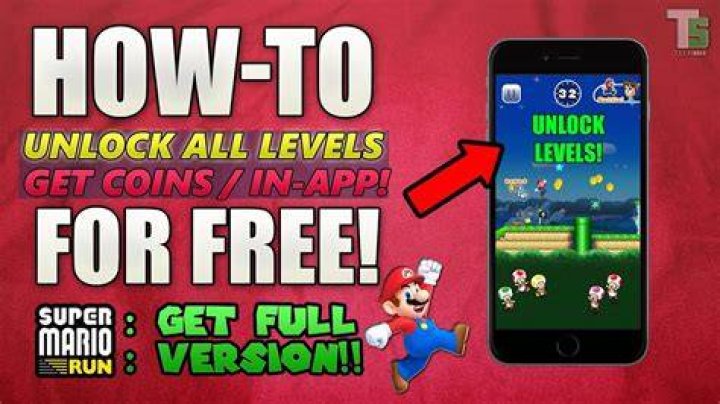 How to unlock super mario run levels