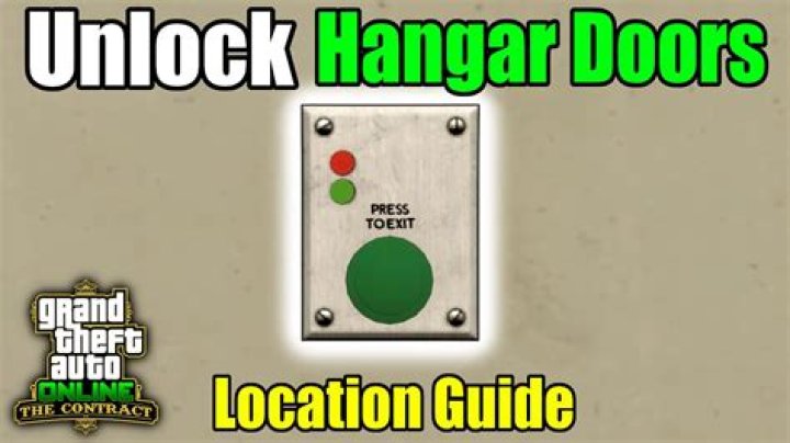 How to unlock the hangar doors gta v
