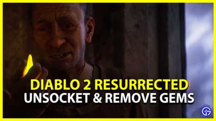 How to unsocket gems diablo 2 resurrected