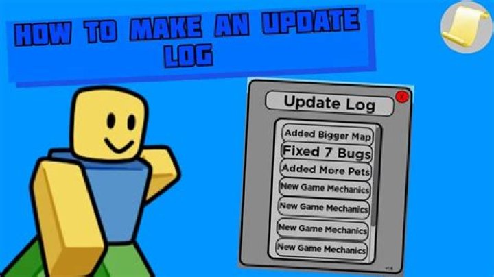 How to update a game in roblox