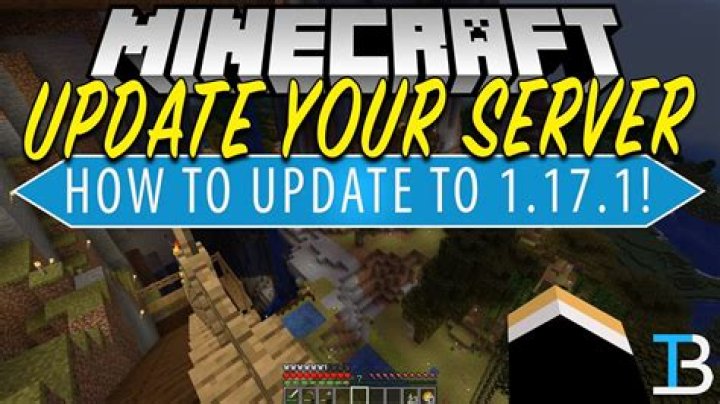 How to update minecraft server to 1.17 1