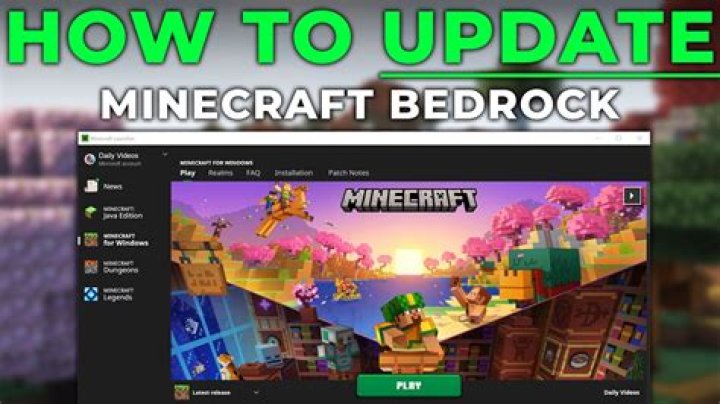 How to update minecraft to 1.17 on bedrock