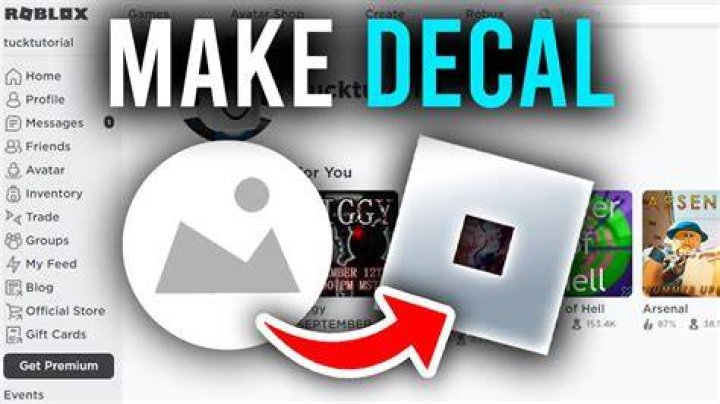 How to upload a decal to roblox