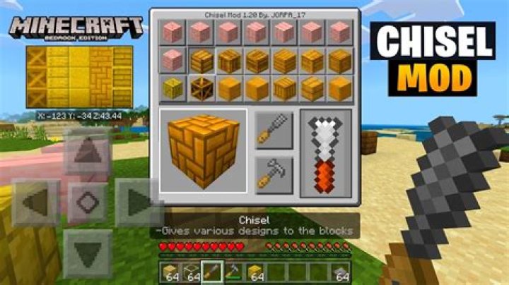 How to use a carpenter’s chisel in minecraft