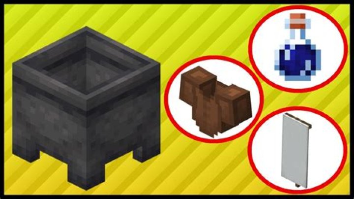 How to use a cauldron in minecraft pe