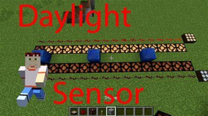How to use a daylight sensor in minecraft