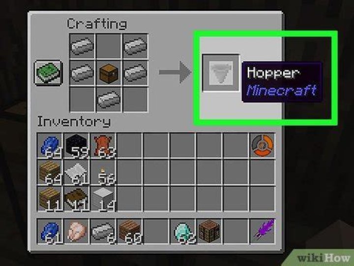 How to use a hopper in minecraft ps4