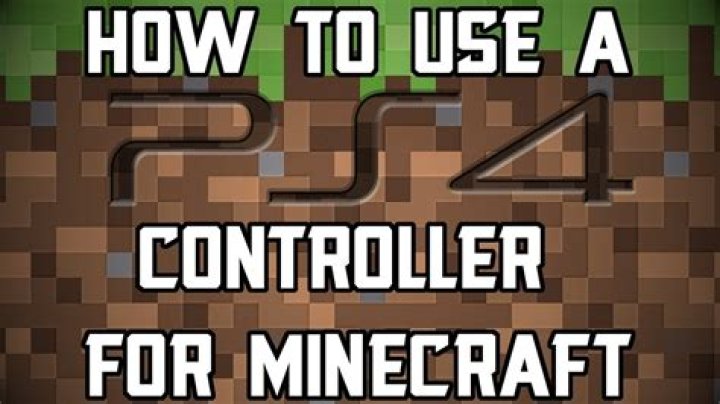 How to use a ps4 controller on minecraft