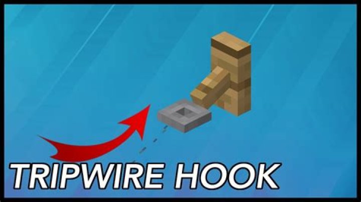 How to use a tripwire hook in minecraft