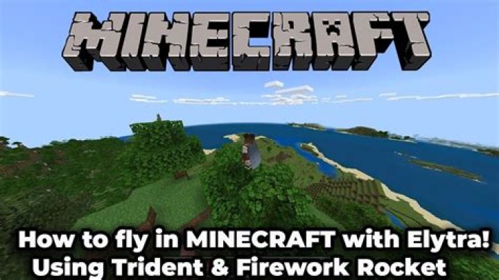 How to use fireworks in minecraft with elytra