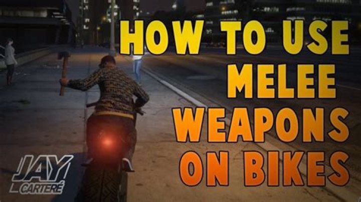 How to use melee on bike gta 5