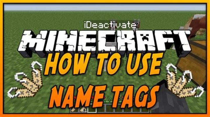 How to use name tags in minecraft pe
