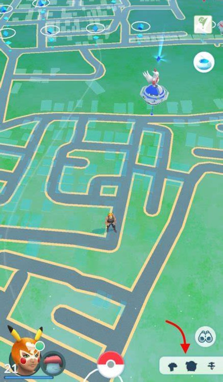 How to use pokemon go nearby