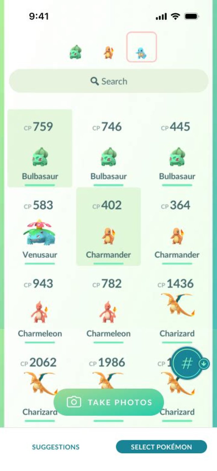 How to use pokemon go snapshot