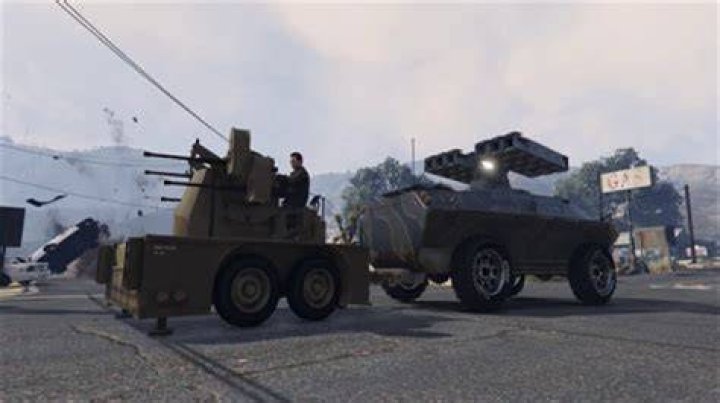 How to use the anti aircraft trailer in gta 5