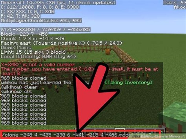 How to use the clone command in minecraft