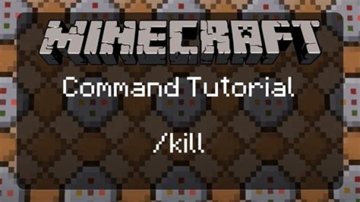 How to use the kill command in minecraft