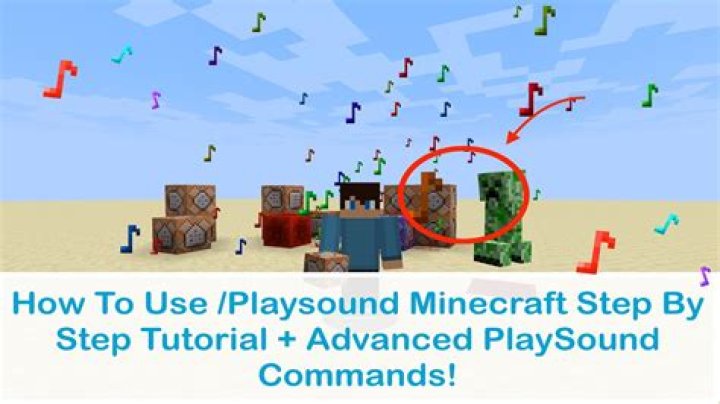 How to use the playsound command in minecraft