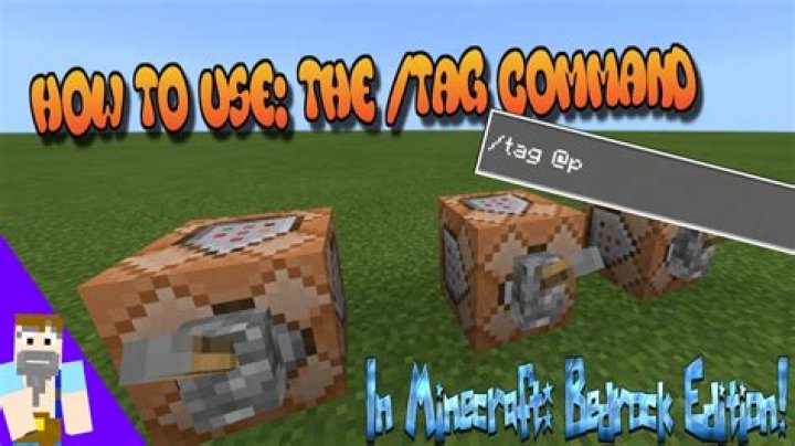 How to use the tag command in minecraft