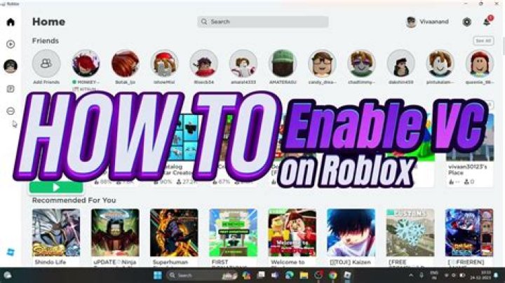 How to use vc roblox