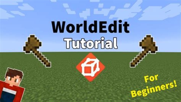How to use world edit in minecraft java