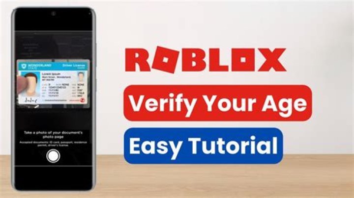 How to verify age on roblox