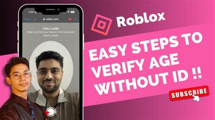 How to verify roblox age without id