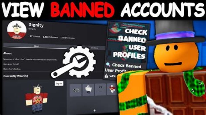 How to view banned roblox accounts profiles