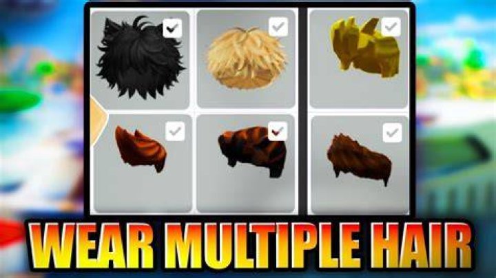 How to wear more than one hair in roblox