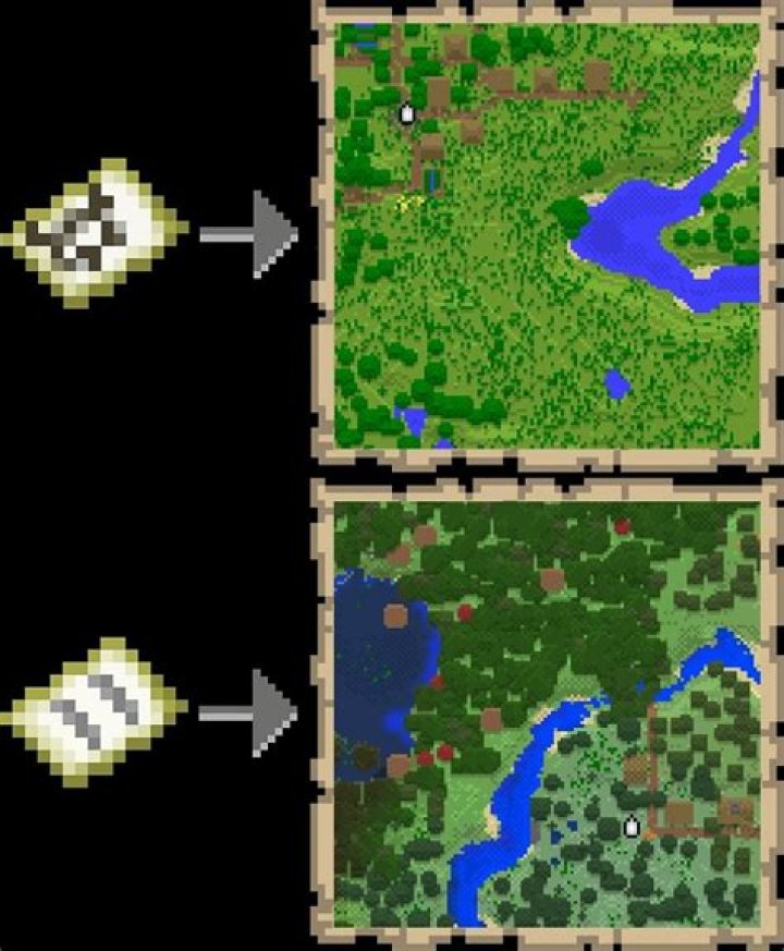 How to zoom in a map in minecraft