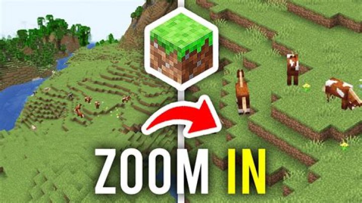 How to zoom out in minecraft on ipad