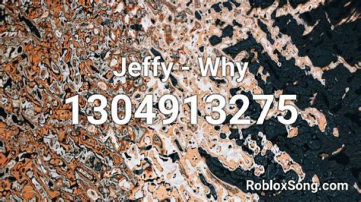 Jeffy why roblox id