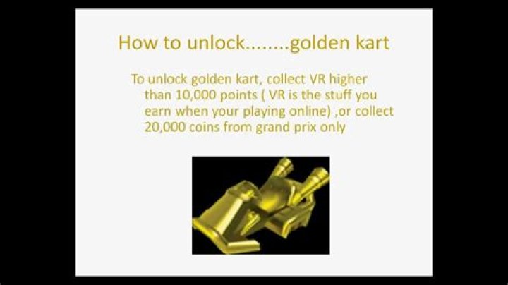 Mario kart 7 how to get gold kart