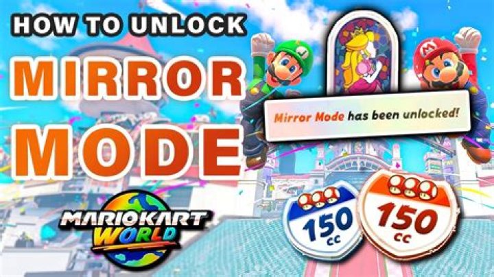 Mario kart wii how to unlock mirror mode