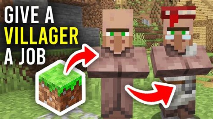 Minecraft how to give a villager a job