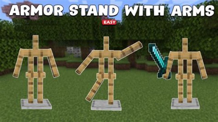 Minecraft how to give an armor stand arms