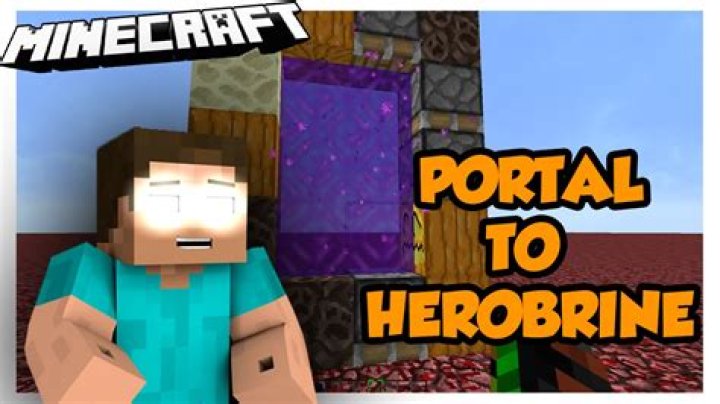 Minecraft how to make a portal to herobrine