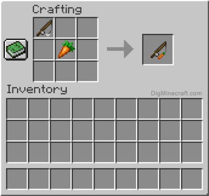 Minecraft how to make carrot on a stick