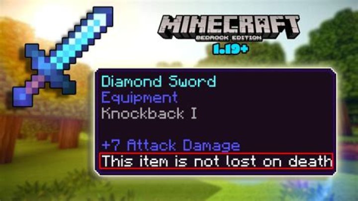 Minecraft how to not lose items on death