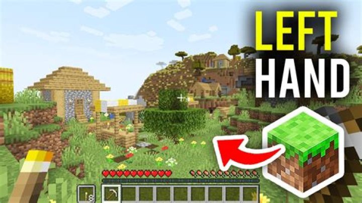 Minecraft how to use item in left hand