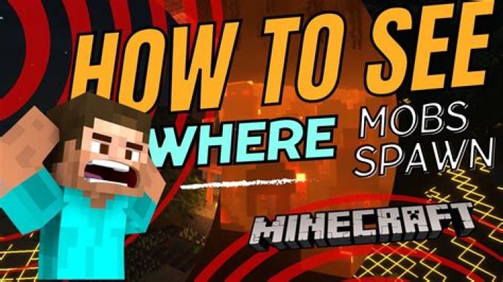 Minecraft mod to show where mobs can spawn