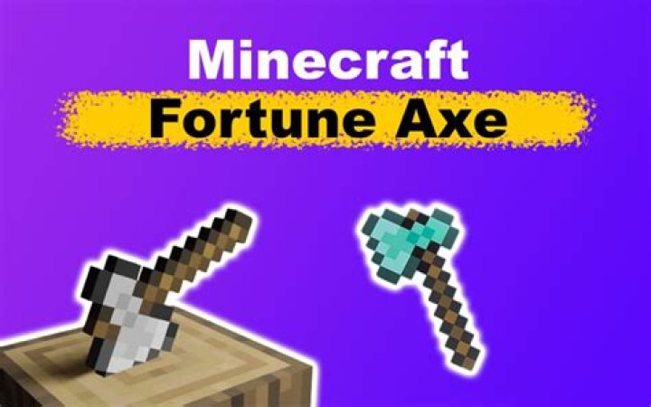 Minecraft what does fortune do on an axe