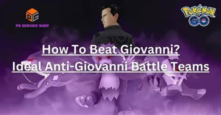 Pokemon go how to beat giovanni april 2021