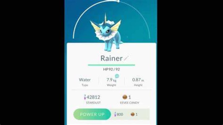 Pokemon go how to evolve eevee into vaporeon
