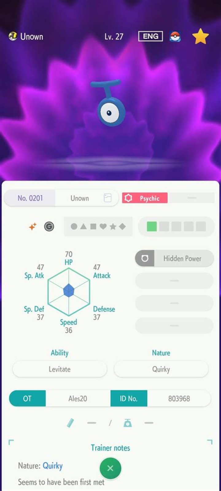 Pokemon go how to find unown