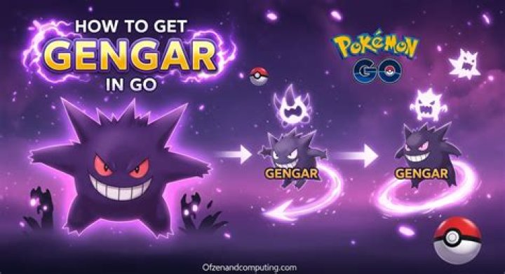 Pokemon go how to get gengar