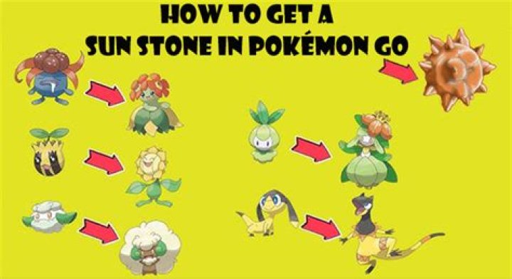 Pokemon go how to get sun stone