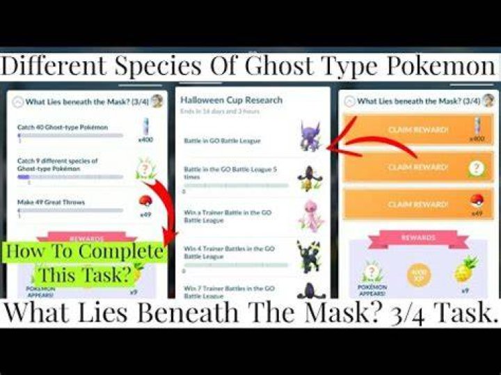 Pokemon go what lies beneath the mask 9 species