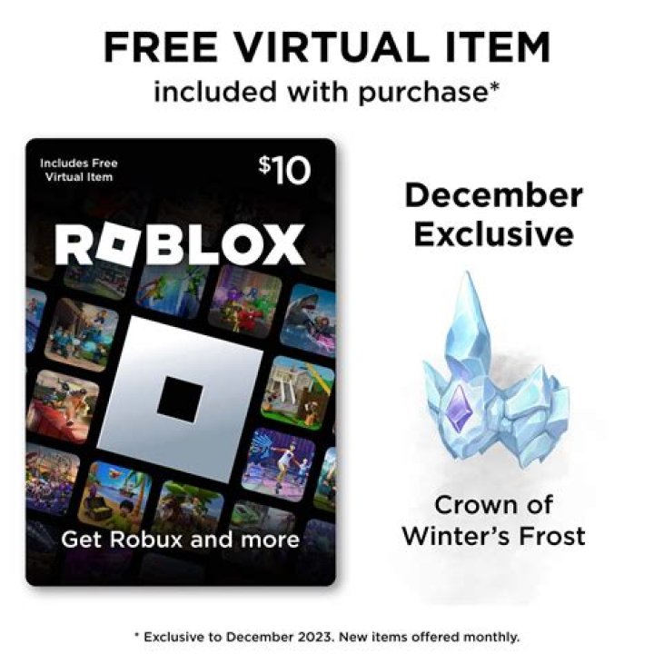 Roblox gift card where to buy
