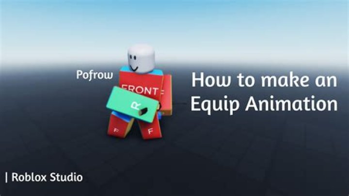 Roblox how to make an animation